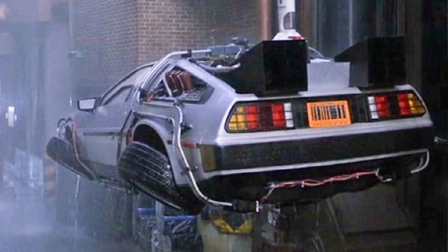 La mitica Delorean di ritorno al futuro