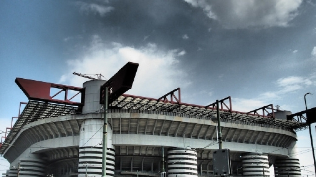 Lo stadio di San Siro in Milano