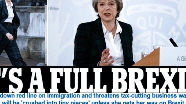 Pour l'Ukip et les partis d'extr&ecirc;me-droite, le discours de Theresa May est conforme &agrave; leurs attentes. L'avenir confirmera... ou non.