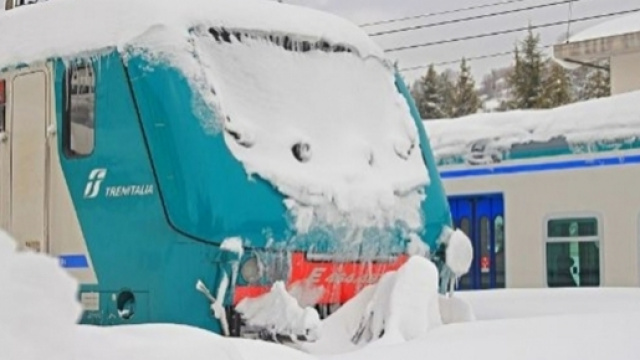 Piano neve di Trenitalia per l'Abruzzo