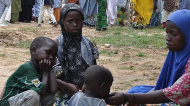 Un campo profughi in Nigeria in cui manca veramerte tutto.
