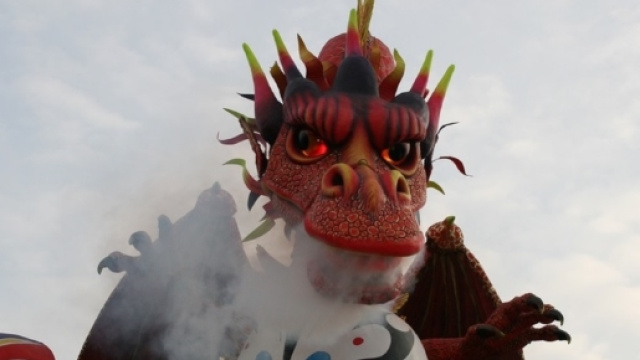 Un carro del Carnevale di Viareggio