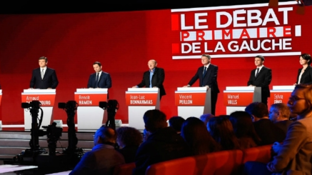 Primaire d&eacute;bat &agrave; gauche - CC BY