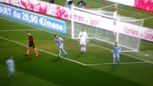 Una fase di Roma-Sampdoria di Coppa Italia