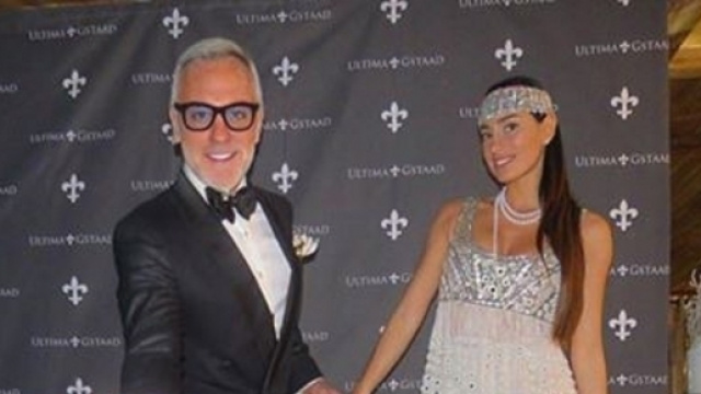 Gianluca Vacchi con la fidanzata Giorgia Gabriele