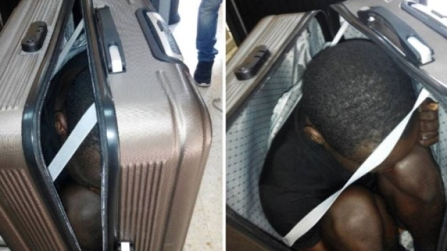 Nascosto in una valigia per eludere controlli - elpais.es