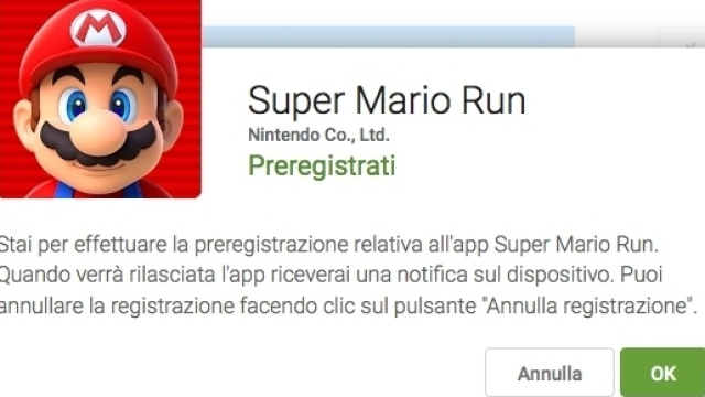 Super Mario Run in uscita su Android