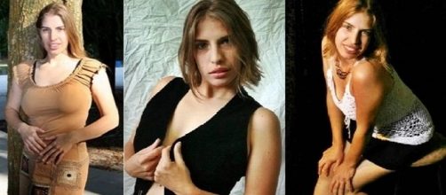 Foto da mulher antes de ser presa.