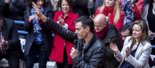Pedro S&aacute;nchez en Xirivella (Valencia) el pasado noviembre (v&iacute;a El Confidencial)