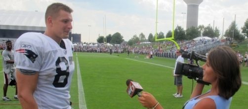 Rob Gronkowski, Photo via Flickr (Bill Littlefield,WBUR)