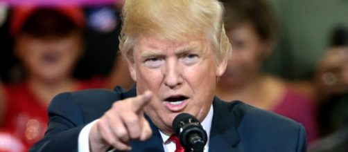 President Donald Trump speaks in Phoenix