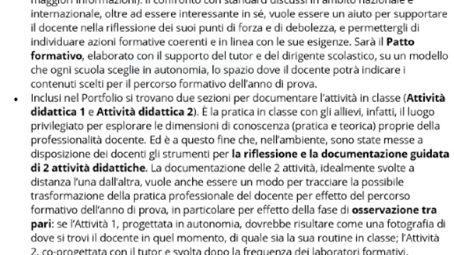 Fprmazione neoassunti cos'&egrave; il Patto Formativo