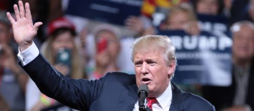 Donald Trump speaking with supporters at a campaign rally at the Arizona State Fairgrounds in Phoenix, Arizona. Photo credit to Gage Skidmore