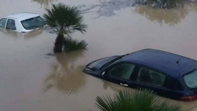 Alluvioni in Sicilia e Calabria.