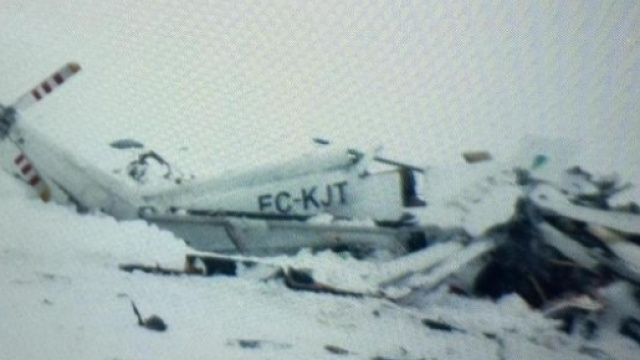 Incidente elicottero 118, il relitto del velivolo