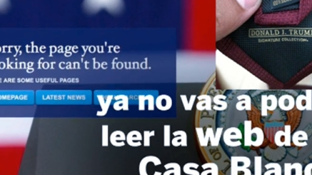 Le pr&eacute;sident Trump ne veut plus entendre parler l'espagnol mais le milliardaire Trump aime les textiles chinois