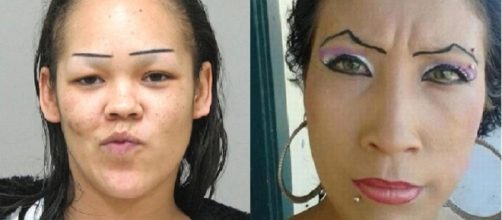 Quando a pessoa tenta fazer uma sobrancelha arqueada em casa