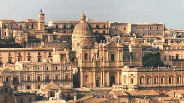 Veduta del centro storico di Noto