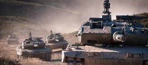 Leopard 2e, del ejercito espa&ntilde;ol.