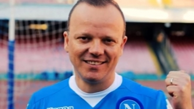 Campagna Abbonamenti Napoli, nella foto lo spot con Gigi D'Alessio