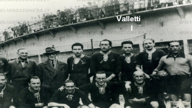 Ferdinando Valletti in una partita Vecchie Glorie del Milan