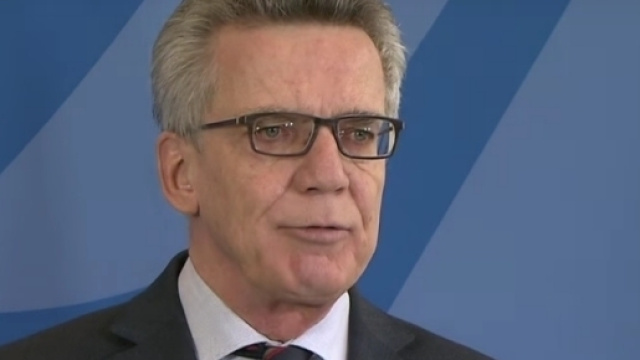 Il ministro tedesco Karl Ernst Thomas de Maizi&egrave;re