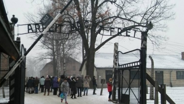 Ingresso del Campo di stermino Auscwitz.