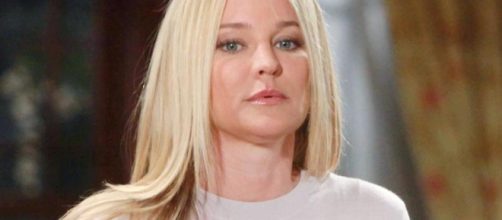 Young and the Restless screen grab -- Sharon Case
