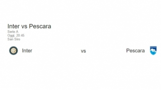 Serie A Inter-Pescara 22^ giornata