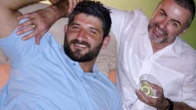 Nella foto Fadi Fawaz e George Michael