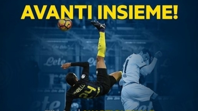 Poster di presentazione della partita su inter.it