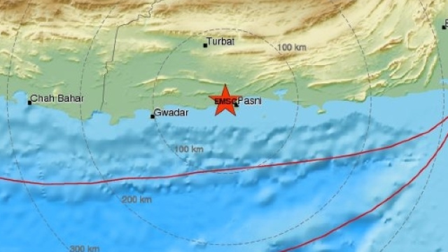 Terremoto magnitudo 6.5 in Pakistan, 7 febbraio 2017.