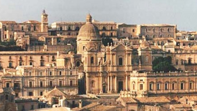 Una veduta del centro storico di Noto