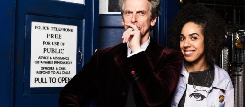 The Doctor (Peter Capaldi) and Bill (Pearl Mackie) Photo Credit: &copy; Ray Burmiston / BBC AMERICA Used by permission