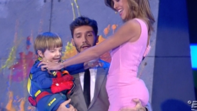 Belen Rodriguez e Stefano De Martino, in un'immagine di repertorio