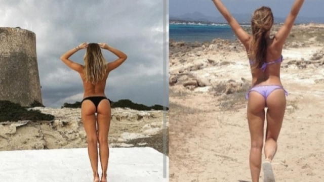 Le foto incriminate di Angela Robusto