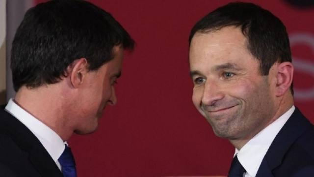 Le perdant et le gagnant de la primaire de la gauche