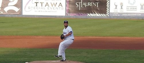 Austin Chrismon was the Can-Am League's best pitcher in 2016. Photo by Ron Patey
