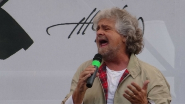 Il capo del Movimento5Stelle, Beppe Grillo