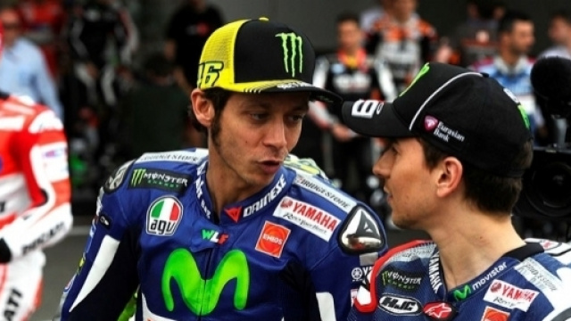 Valentino Rossi e Jorge Lorenzo