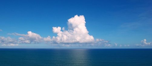 Clouds gather over the Atlantic Ocean. Wikipedia - Tiago Fioreze