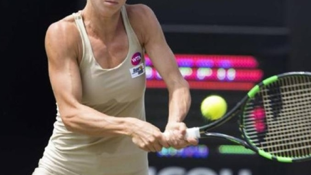 Camila Giorgi in azione a s-Hertogenbosch