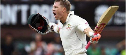 David Warner Australia test match records fall / photo screencap from Piers Morgan via twitter