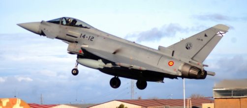 El EF-2000 al despegue. Este a&ntilde;o su n&uacute;mero ha aumentado en 12 unidades.