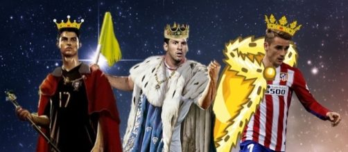 Los reyes magos del f&uacute;tbol: Messi, CR7 y Griezmann