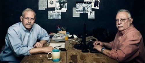 Steve Murphy (&agrave; esquerda) e Javier Pe&ntilde;a (&agrave; direita)