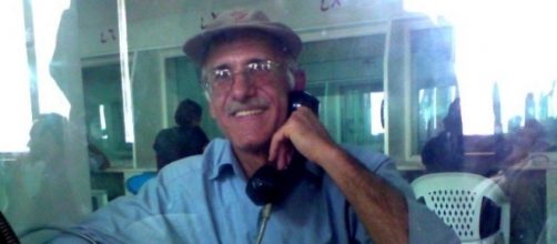 Political prisoner Ali Moezzi photographed by his family in prison in Tehran Iran.