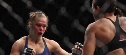 Rousey seconds before the shocking KO / Photo from 'The Daily Mail' - dailymail.co.uk