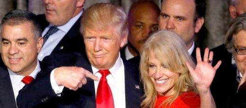 Kellyanne Conway Talks Trump on 'Meet the Press,' Trump livid at NBC cutting 90% of interview. Photo: Blasting News Library- usmagazine.com