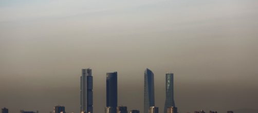 Contaminaci&oacute;n en el cielo de Madrid